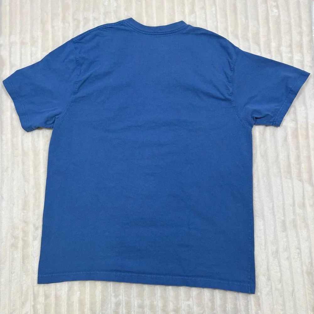 Carhartt Original Fit Large Blue Work T-Shirt Boxy Oversized - Picture 5 of 6